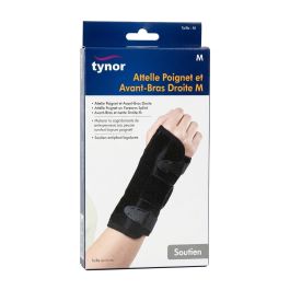 Attelle Poignet et Avant-Bras Droite M - Tynor - Soutien