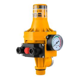 Contrôleur de Pression de Pompe à Eau Automatique 10a-10bar mano - ingco