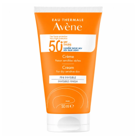 AVÈNE Crème Solaire Peaux Sensibles Visage SPF 50+ 50 ml