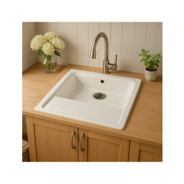 Bac linge 60/60 blanc - Sanibel