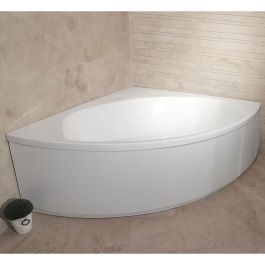 Baignoire kheops 3 simple design angle 140 blanc IDEAL STANDARD