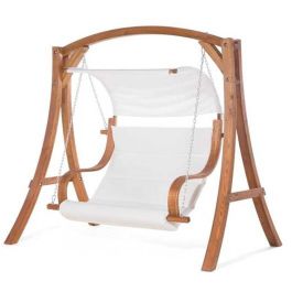 ESPACE HOME - balançoire de jardin arc-blanc