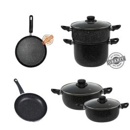 Batterie de cuisine 9 pièces - COOKART ECO GRANIT