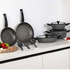 Batterie de cuisine OSCAR GOLD Toscana 11 piéces - Noir