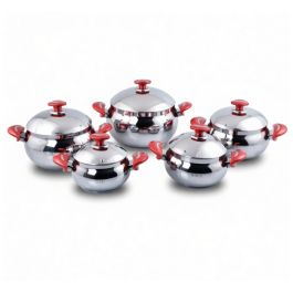 Batterie de cuisine OMS TITOU - 10 pièces – Rouge