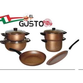 Batteries de cuisine El Gusto - 500219-B9 - Granite - 9 pièces - Bronze