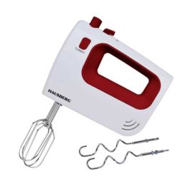Batteur à main HAUSBERG - HB-4120RS- 300W - blanc et rouge
