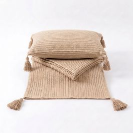 Jeté de lit MON AURA - EEYUI5 - Beige Sable