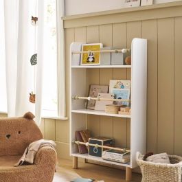 Bibliothèque Arbre - L 120 × H 60 × P 25 cm - Blanc