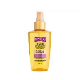 BIOBLAS Huile Réparatrice Anti-Chute Kératine & Collagène 100ml