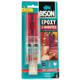Colle epoxy 5 Minutes - Transparente - 24 ml -Bison -