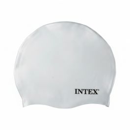 Bonnet de Bain Intex - Silicone - Blanc