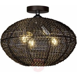 Plafonnier FINEST 3xE27 D40 noir - BRILLIANT