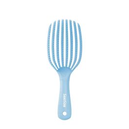 SANOSOIN Curly Brosse à Cheveux Démêlante Bleue