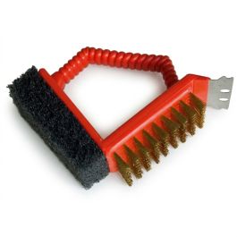 Brosse de nettoyage - 3 en 1 - rouge