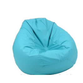 Pouf Poire Géant - Dimensions: L*L*H = 90cm x 120cm-Bleu turquoise