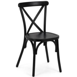Chaise INNOLOISIRS CROSS Noir - Aluminium - Vintage
