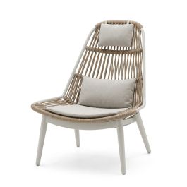 Fauteuil INNOLOISIRS COMO LOUNGE - Aluminium - Twist Wicker