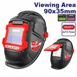 Casque soudage auto EMTOP - EWHT0102 - 90×35 mm