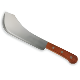 Machette de Chef en Acier Inoxydable - 50 cm