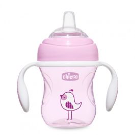 Tasse de Transition Rose 4M+ Chicco - Apprentissage Facile