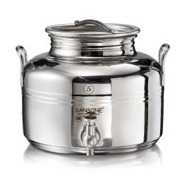 Citerne de huile d'olive Sansone - 5 L - Inox 18/10