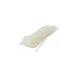 Collier - Plastique blanc - (100 pièces) - Sans Marque-2.5x120