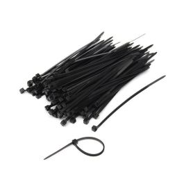 Collier - Plastique noir - (100 pièces) - Sans Marque-4.7x350