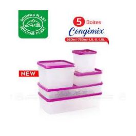 Lot de 5 cogemix - transparents cv mauve