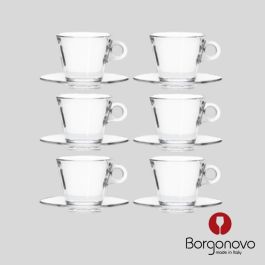 06 Tasses & sous-tasse à Cappuccino/Café Conic 280 x 280 ml.