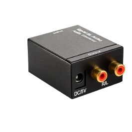 Convertisseur Audio Optique/Coaxial vers RCA - CONVOPTRCA - sans câble