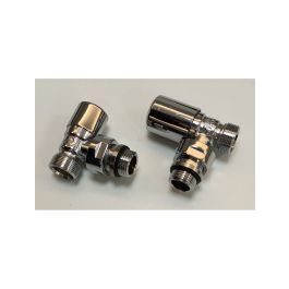 Couple robinet radiateur chrome v301 - Carlo Poletti