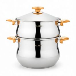 Couscoussier TITOU – 5.2 L – Inox 18/10 – Doré