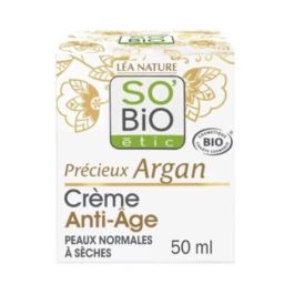 Crème Anti-Âge Sobio 50ml - Soin Visage Anti-Rides Bio