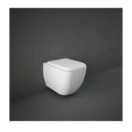 Cuvette WC suspendue avec abattant Soft Close - RAK - MP13AWH - Blanc