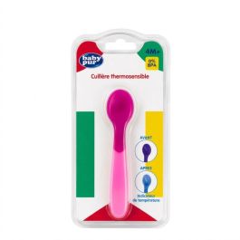 Cuillère Silicone Thermo-sensible Pur - Repas Bébé Sécurisé
