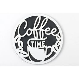 Décoration Murale en Bois - Café V2 - Noir