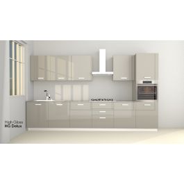 Cuisine linéaire 360CM -BRICO KITCHEN-Delux