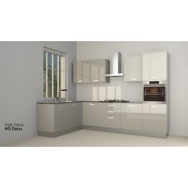 Cuisine d’angle 185-305CM - BRICO KITCHEN-Delux