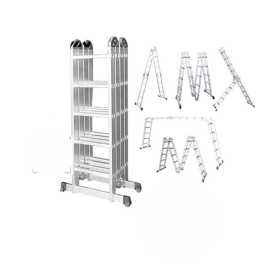 Échelle Télescopique en Aluminium 5.8m 4X5 Marches