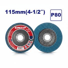 Disque lamelle zirconium EMTOP - EFDS1158 - 115 mm