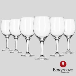 06 Verres à Pied DUCALE 31 x 310 ml - Marque Borgonovo ® (Italie