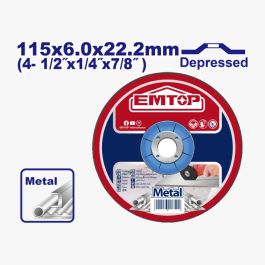 Disques Tronç Emtop - EACD601151 - 115X6X22,2Mm