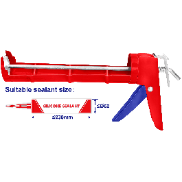 Pistolet silicone 9"230mm t-fer EMTOP ECGN02091