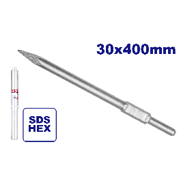 Burin hex pointu 30x400mm EMTOP ECHS034002