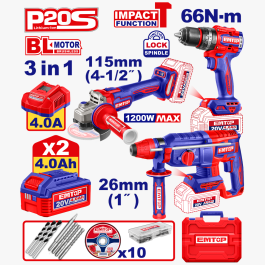 Kit 3 pièces d'outillage EMTOP - ECKL202598