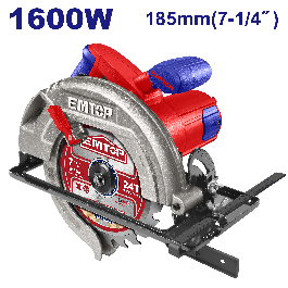 Scie circulaire 185mm 1600w EMTOP ECSW1853
