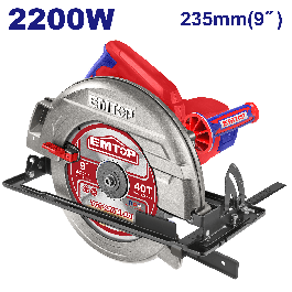 Scie circulaire 235mm 2200w EMTOP ECSW2351
