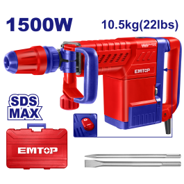 Demolisseur 10kg 1500w 6-25j EMTOP EDBRM1501