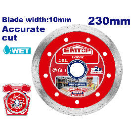 Disque diamant 230 humide EMTOP EDDC022301